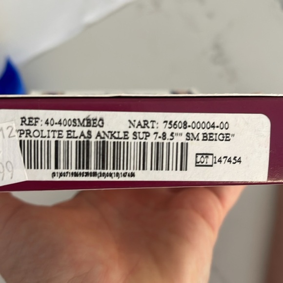 Latex Free Ankle support knitted pullover (size small) - Picture 3 of 3